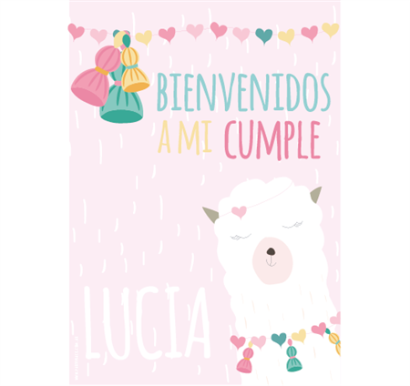 Afiche Pers. Llama